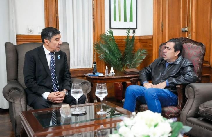 Tras su licencia, Acevedo se reunió con Mansilla para coordinar respuestas a la coyuntura provincial