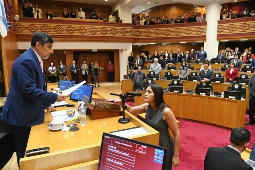 Patricia Lizárraga juró como nueva legisladora tucumana