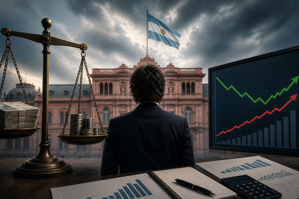 Deuda estatal neta de Argentina: cay&oacute; USD 23.151 millones en la gesti&oacute;n Milei, pero subi&oacute; USD 21.272 millones en los &uacute;ltimos 15 meses