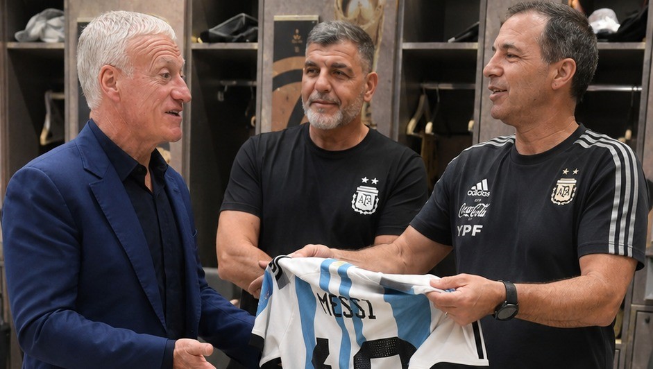 La camiseta argentina que Deschamps pidi&oacute; como trofeo y las obsesiones del utilero campe&oacute;n del mundo