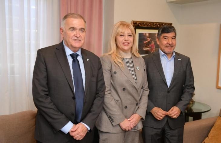 Jaldo, Acevedo y Chahla acordaron una agenda metropolitana para transporte y servicios