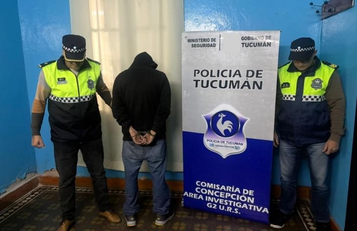 Concepci&oacute;n: la polic&iacute;a detuvo al hombre que se subi&oacute; al cap&oacute; de un auto para atemorizar a su expareja