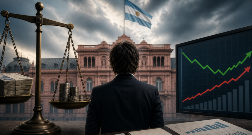 Deuda estatal neta de Argentina: cay&oacute; USD 23.151 millones en la gesti&oacute;n Milei, pero subi&oacute; USD 21.272 millones en los &uacute;ltimos 15 meses