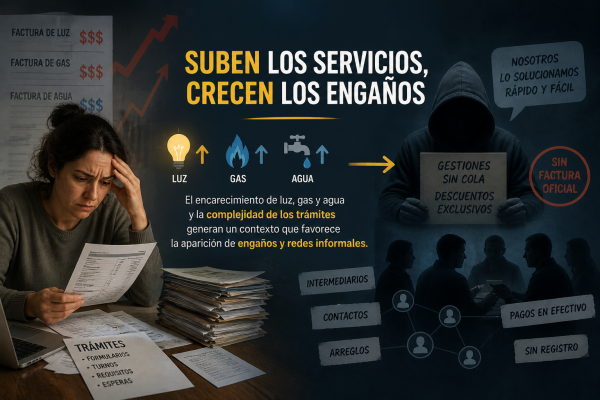 Tarifas en alza, estafas en expansi&oacute;n: cuando la necesidad se convierte en trampa