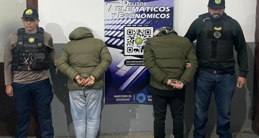 Padre e hijo detenidos en allanamiento por estafas: usaban billetes ap&oacute;crifos y tarjetas bancarias de terceros
