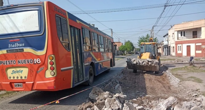 La Municipalidad lleva adelantea obras de pavimentaci&oacute;n y desag&uuml;es