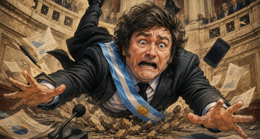 Imagen de Javier Milei: fuerte ca&iacute;da del Presidente en el ranking latinoamericano