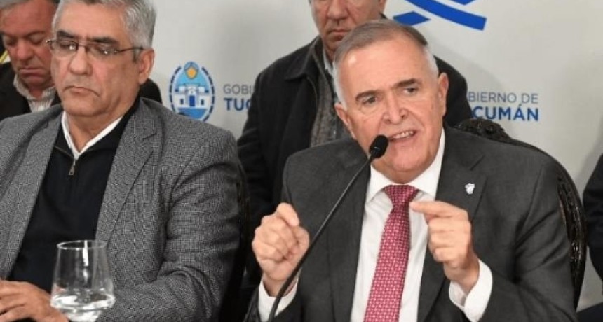 Jaldo alert&oacute; que el ajuste nacional de $2,5 billones afectar&aacute; la salud y la educaci&oacute;n en Tucum&aacute;n