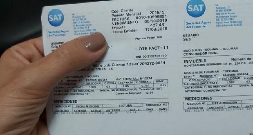 Aguas del Tucum&aacute;n pide una revisi&oacute;n tarifaria del 12% al 15% y el ERSEPT abre una consulta p&uacute;blica digital hasta el 4 de junio