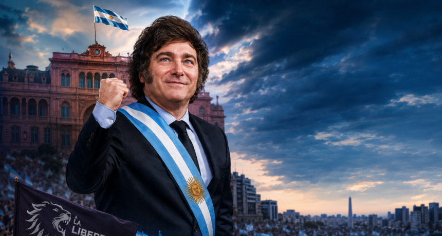 Milei suma 42% de imagen positiva y sacar&iacute;a 40% de los votos en primera vuelta para 2027