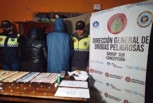 Desbaratan una banda dedicada al narcomenudeo en Concepción