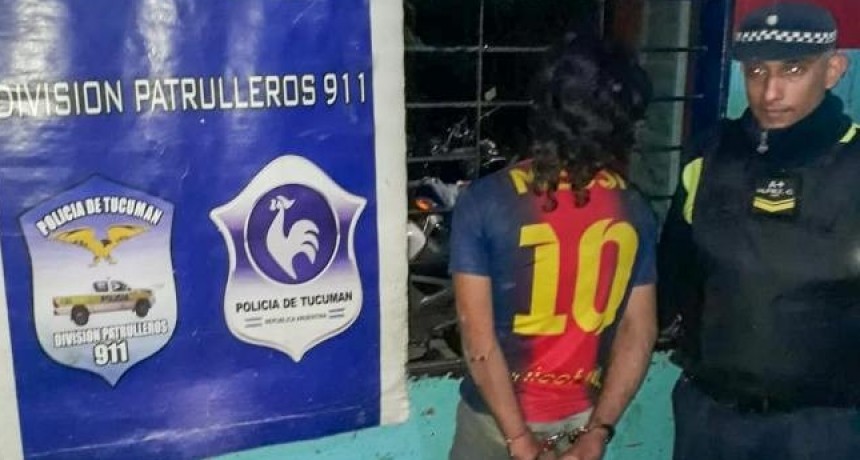 Un hombre causó daños en un CAPS y la Policía lo atrapó