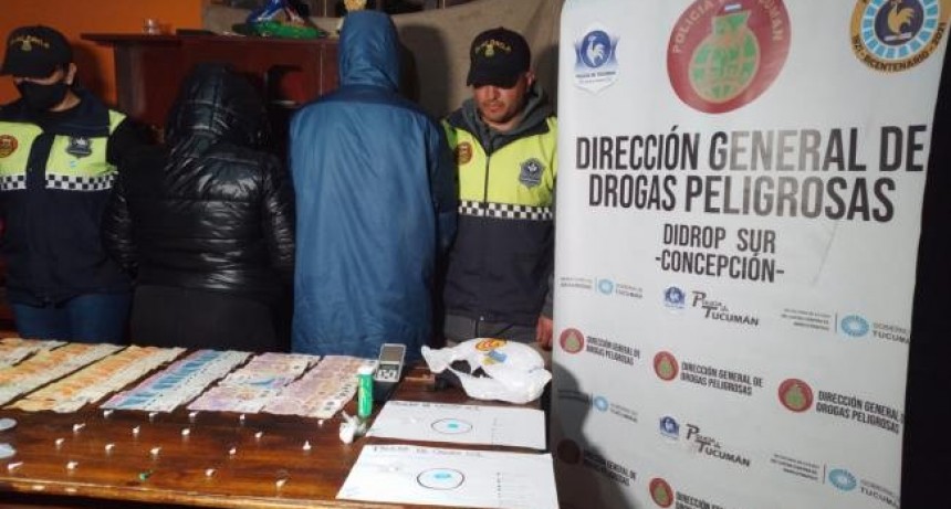 Desbaratan una banda dedicada al narcomenudeo en Concepción