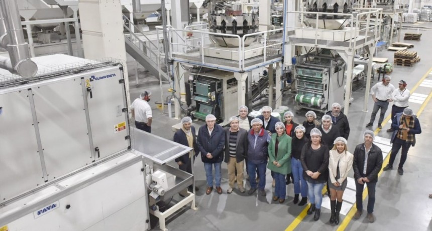 Jaldo visitó el Complejo Agroalimentario San Salvador