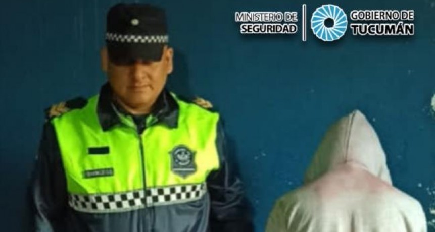 Atrapan a una persona que ingresó a robar a una vivienda