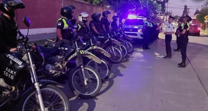 Importante despliegue policial para reforzar la seguridad el fin de semana largo