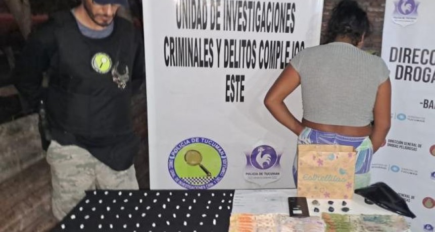 Allanan una vivienda y encuentran un kiosco de venta de drogas