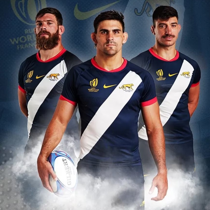 Los Pumas presentaron la camiseta que usarán en el Mundial de Francia 2023