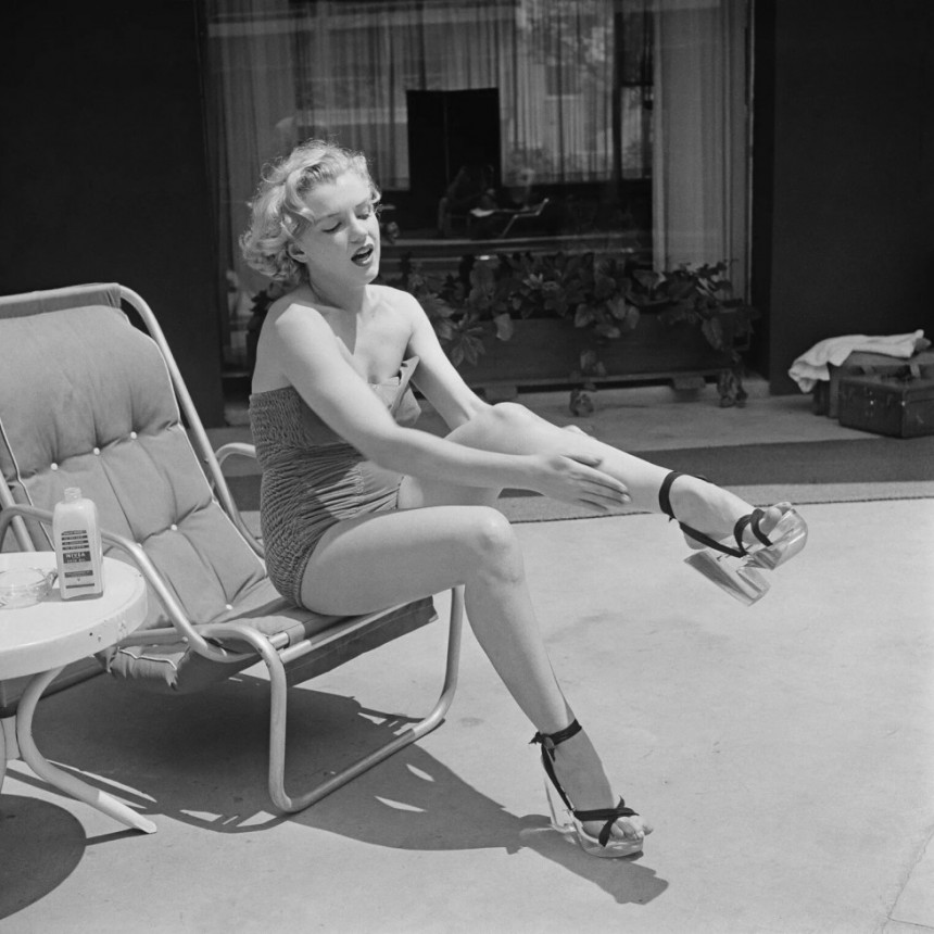Marilyn Monroe fue la primera en llevar zapatos de tacón invisible