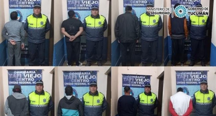 Aprehenden a ocho personas que agredieron al personal policial
