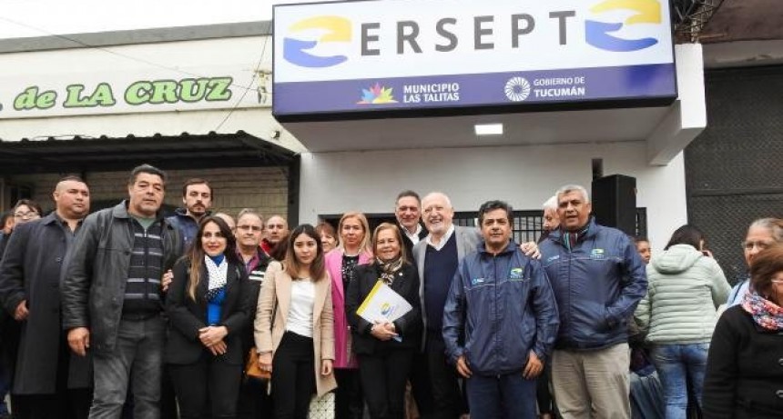 Quedó inaugurada la receptoría del ERSEPT de Las Talitas