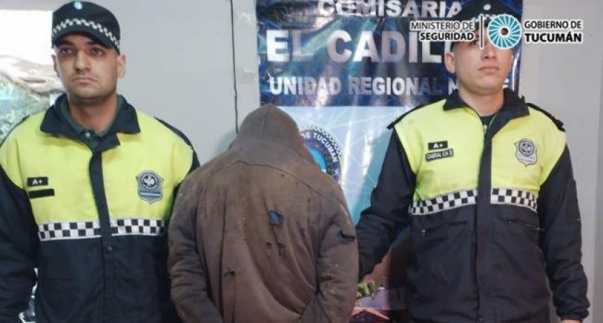 Atrapan a un peligroso delincuente que atemorizaba a vecinos de “El Cadillal” y “Las Mesadas”