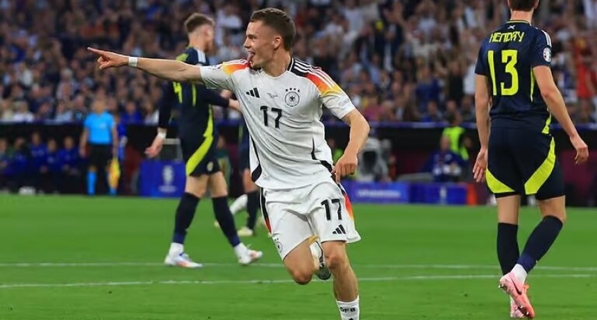 Alemania goleó a Escocia en la apertura de la Eurocopa