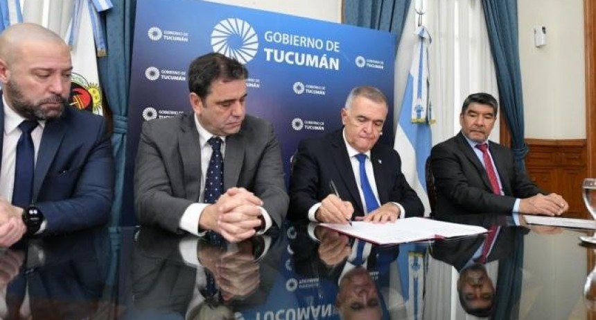 Jaldo firmó un convenio con Andis para la construcción de una Torre de Inclusión