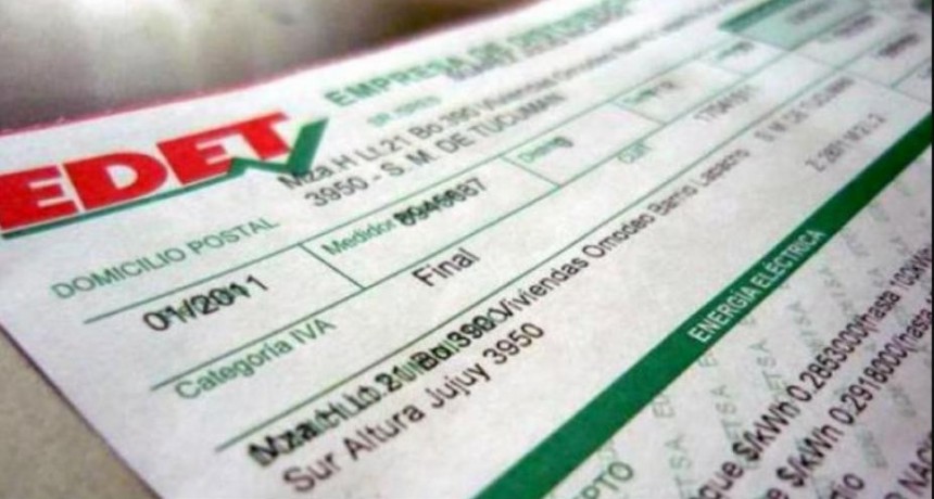Rigen en Tucumán los nuevos valores en las tarifas de energía eléctrica