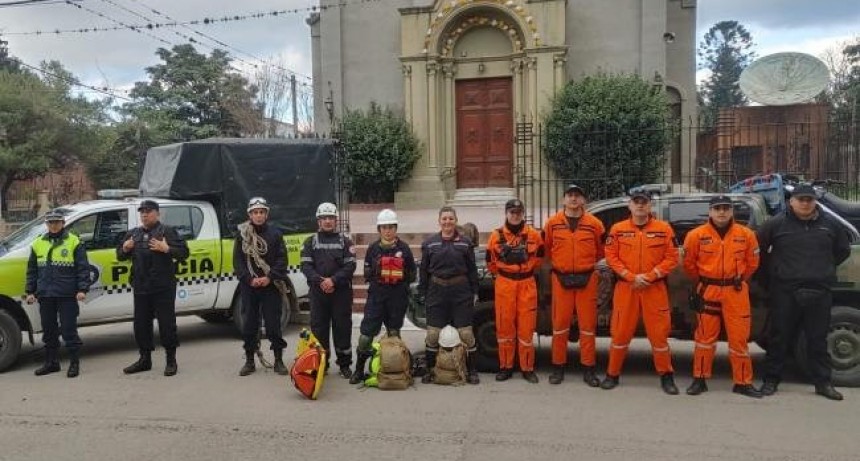 Gran despliegue policial en el rescate de excursionistas extraviados