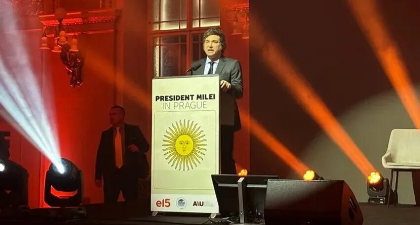 Milei cerró su gira en República Checa