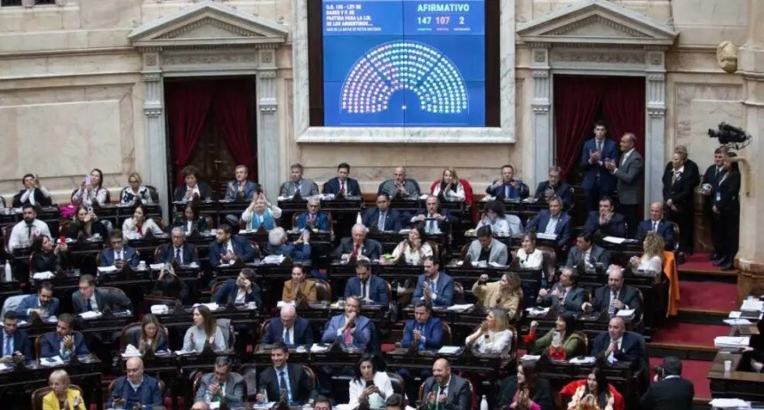 Cómo votó cada bloque la Ley Bases, la vuelta de Ganancias y Bienes Personales