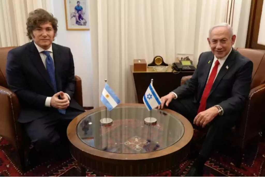 Milei y Netanyahu refuerzan alianza en medio de crisis política israelí