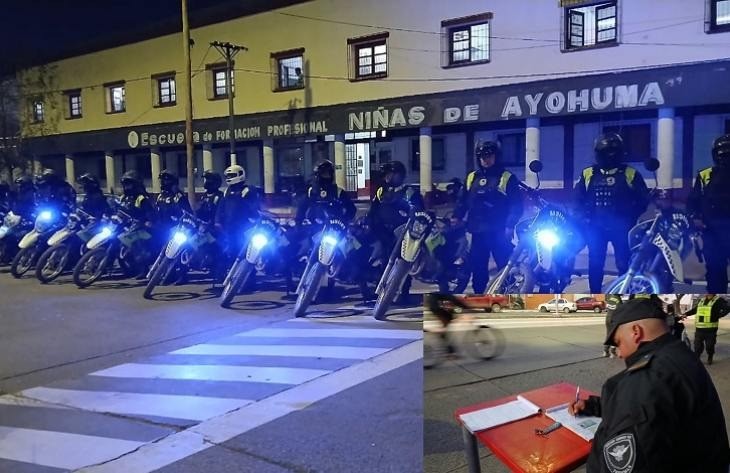 Controles policiales: la URE intensifica presencia en zonas críticas