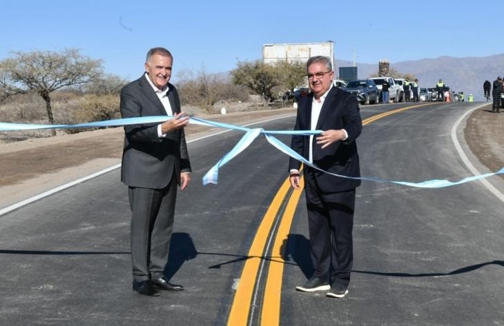 Jaldo inaugura tramo clave de la Ruta 307 en los Valles Calchaquíes