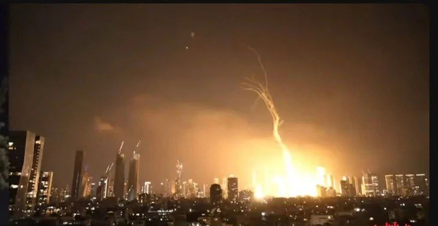 Irán lanza masivo ataque con misiles contra Israel