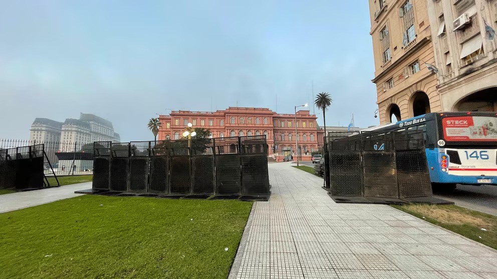 Fuerte despliegue de seguridad para el acto de apoyo a Cristina Kirchner