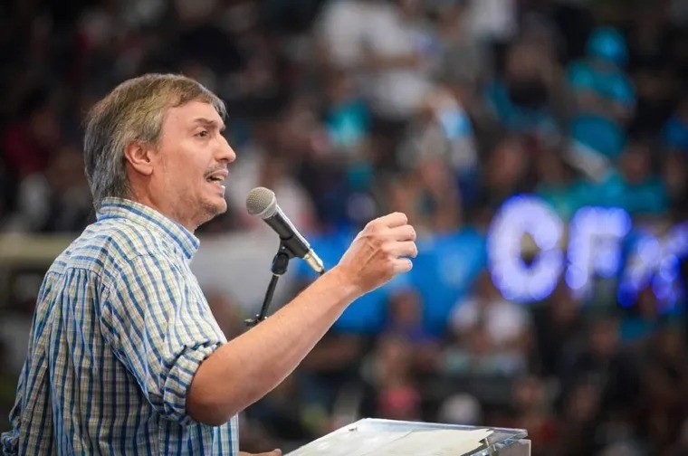 Máximo Kirchner cuestionó a la CGT por ausencia en marcha pro Cristina