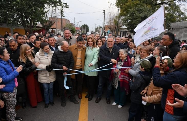 Jaldo inaugura 1.7 km de pavimento en Las Talitas