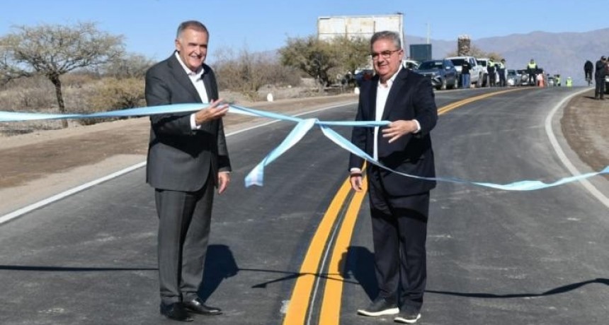 Jaldo inaugura tramo clave de la Ruta 307 en los Valles Calchaquíes