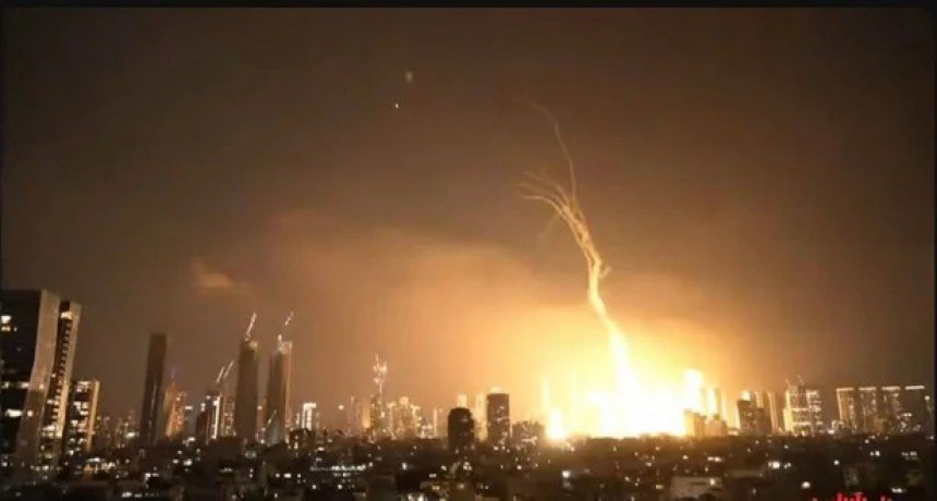 Irán lanza masivo ataque con misiles contra Israel