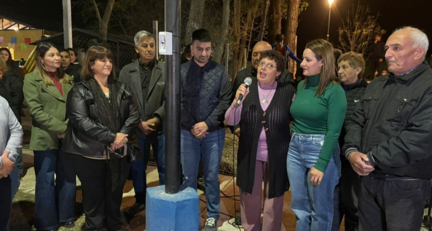 Paula Quiles habilitó una obra histórica de urbanización en El Mollar