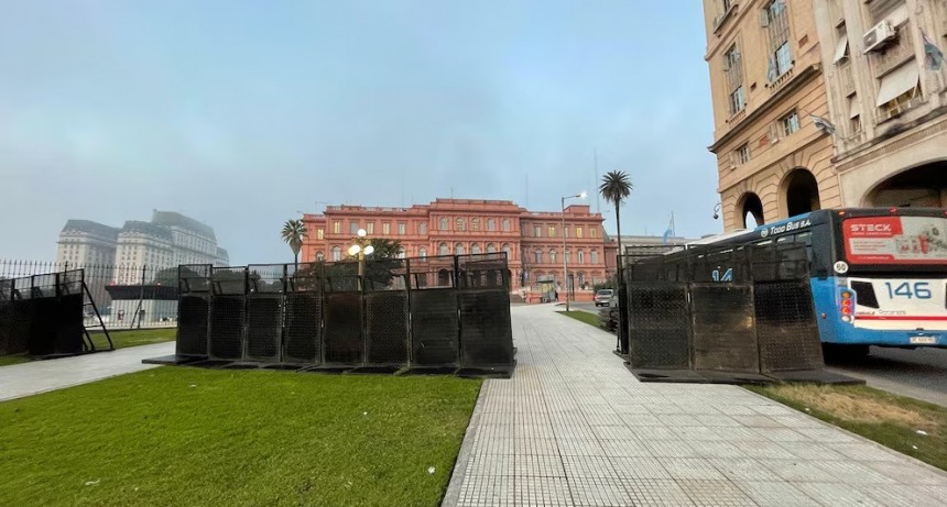 Fuerte despliegue de seguridad para el acto de apoyo a Cristina Kirchner
