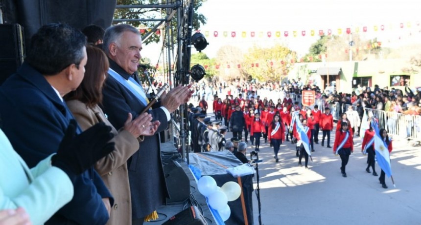 Jaldo encabezó los festejos por el 174° aniversario de Las Cejas