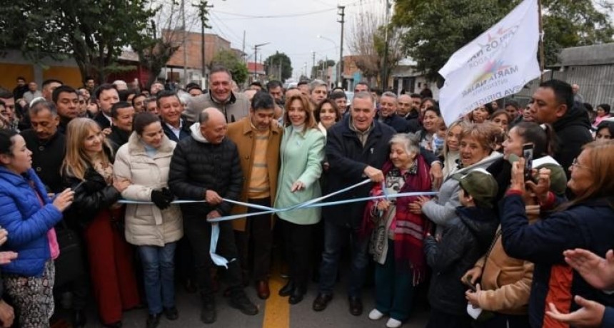 Jaldo inaugura 1.7 km de pavimento en Las Talitas