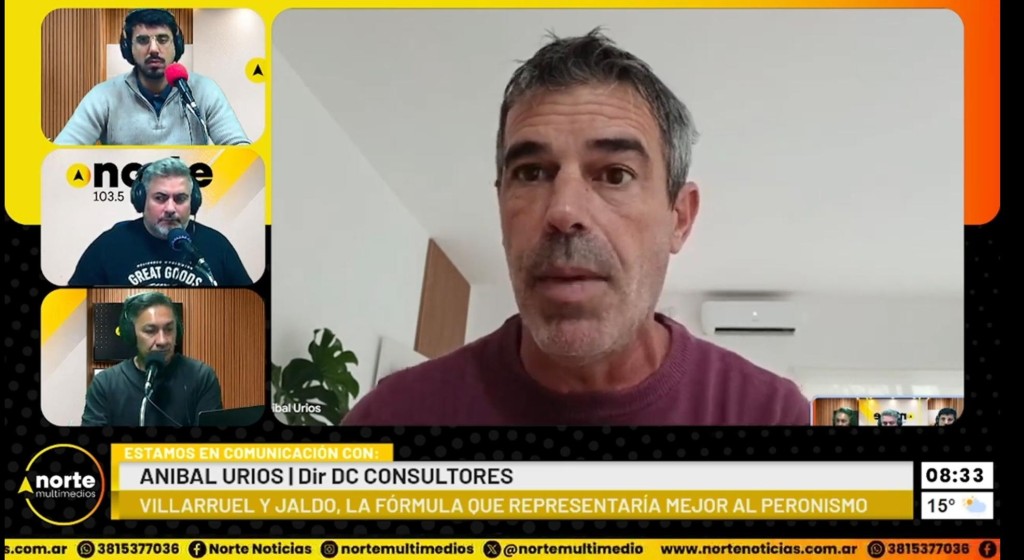 Un estudio de opini&oacute;n revela que Villarruel y Jaldo son la dupla preferida del electorado peronista con 40,5%