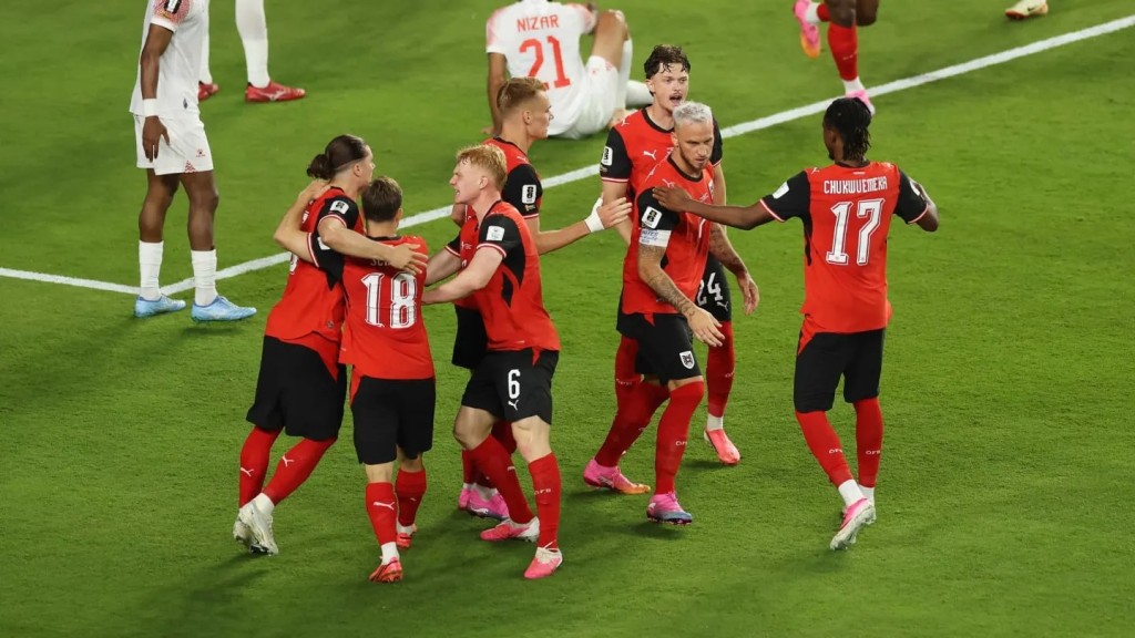 Austria 3-1 Jordania: un penal de Arnautovic en el descuento sell&oacute; el triunfo y mete presi&oacute;n a Argentina en el Grupo J