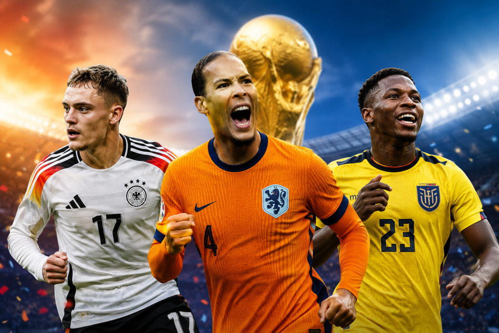 Mundial 2026: Alemania, Pa&iacute;ses Bajos y Ecuador protagonizan una jornada clave este s&aacute;bado