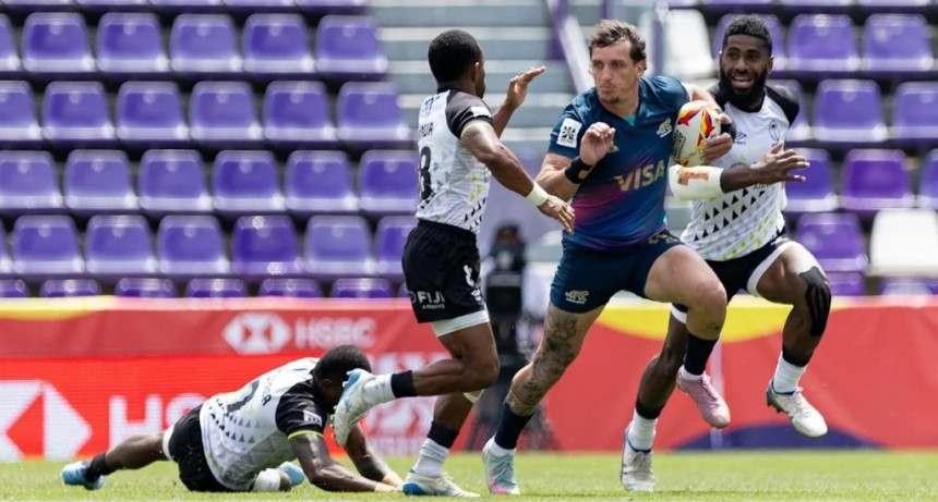 Los Pumas 7s vencieron a Fiji y aseguraron el tercer puesto en el Seven de Valladolid
