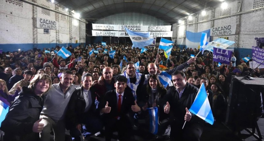 M&aacute;s de 3.000 militantes participaron del encuentro provincial de La Libertad Avanza.